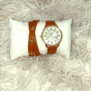 Watch and bracelet set